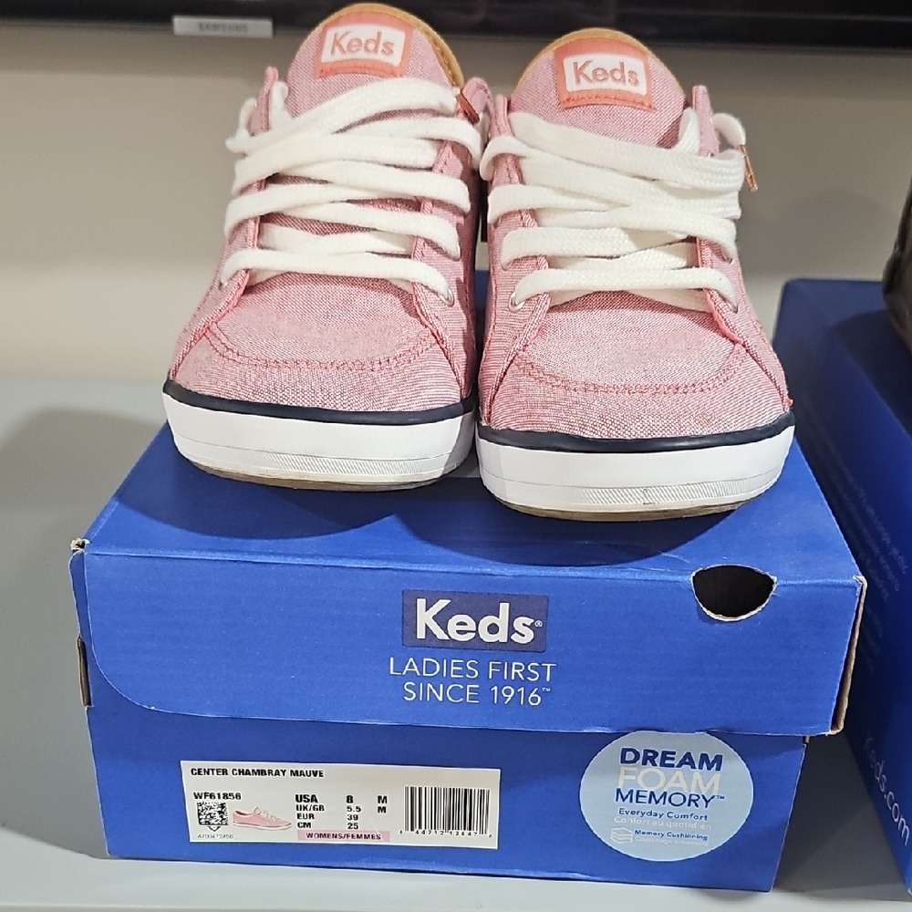 Keds Women Pink Canvas Sneakers